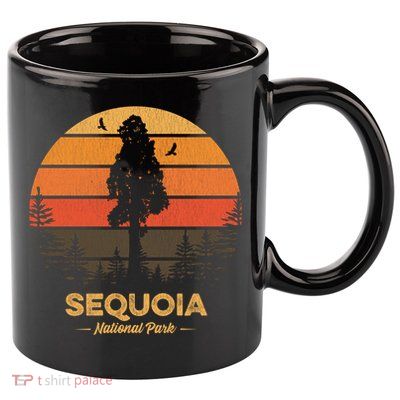 Sequoia National Park Gift Retro Vintage Souvenir Gift 11oz C Handle Ceramic Mug