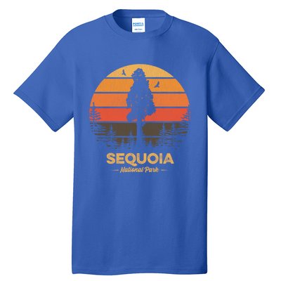 Sequoia National Park Gift Retro Vintage Souvenir Gift Tall T-Shirt