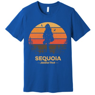 Sequoia National Park Gift Retro Vintage Souvenir Gift Premium T-Shirt