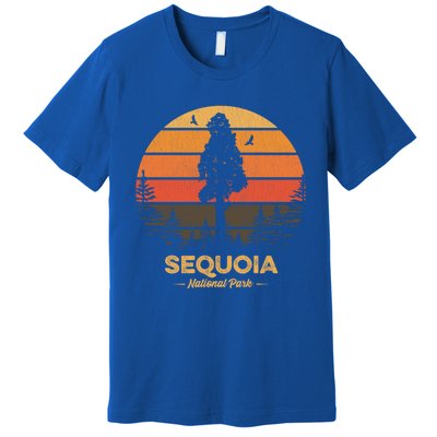 Sequoia National Park Gift Retro Vintage Souvenir Gift Premium T-Shirt