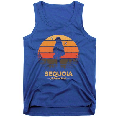 Sequoia National Park Gift Retro Vintage Souvenir Gift Tank Top