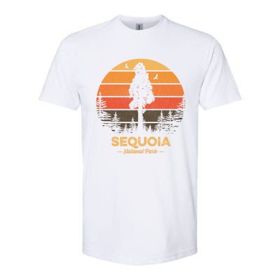 Sequoia National Park Gift Retro Vintage Souvenir Gift Softstyle CVC T-Shirt