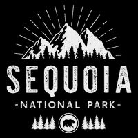 Sequoia National Park Retro Hiking Vacation Gift 16 in Basic Backpack