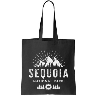 Sequoia National Park Retro Hiking Vacation Gift Bag