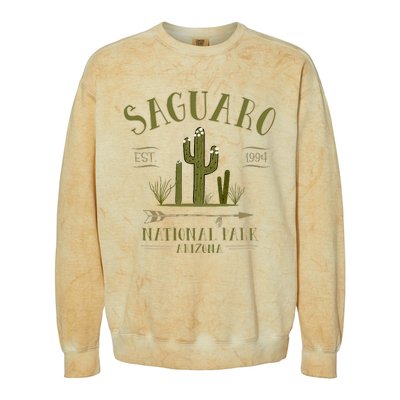 Saguaro National Park Arizona Tourist Souvenir Colorblast Crewneck Sweatshirt