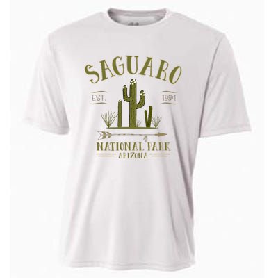 Saguaro National Park Arizona Tourist Souvenir Cooling Performance Crew T-Shirt