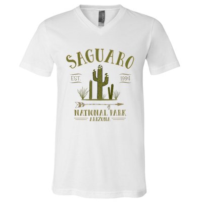 Saguaro National Park Arizona Tourist Souvenir V-Neck T-Shirt