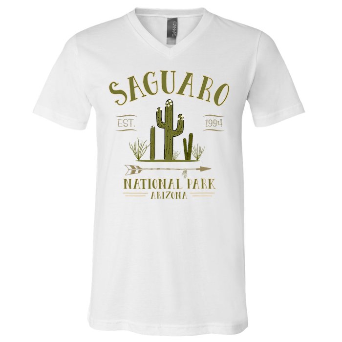 Saguaro National Park Arizona Tourist Souvenir V-Neck T-Shirt