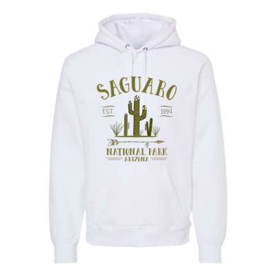 Saguaro National Park Arizona Tourist Souvenir Premium Hoodie