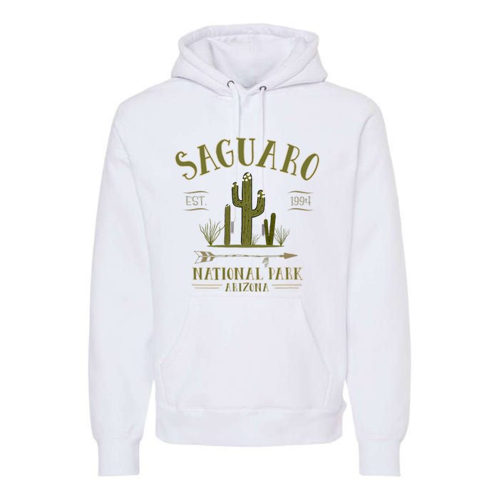 Saguaro National Park Arizona Tourist Souvenir Premium Hoodie