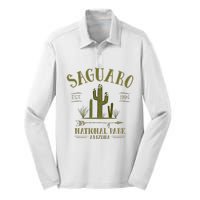 Saguaro National Park Arizona Tourist Souvenir Silk Touch Performance Long Sleeve Polo