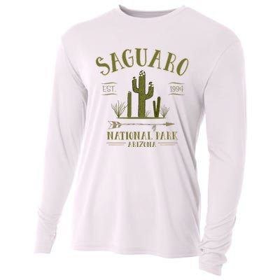 Saguaro National Park Arizona Tourist Souvenir Cooling Performance Long Sleeve Crew