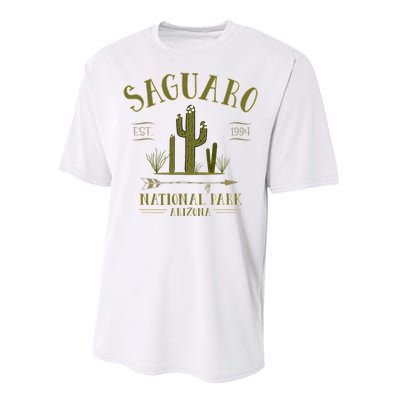 Saguaro National Park Arizona Tourist Souvenir Performance Sprint T-Shirt