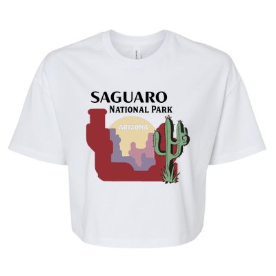 Saguaro National Park Bella+Canvas Jersey Crop Tee