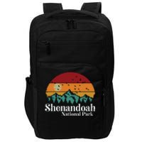 Shenandoah National Park Mountains Retro Style Vintage Gift Long Sleeve Impact Tech Backpack