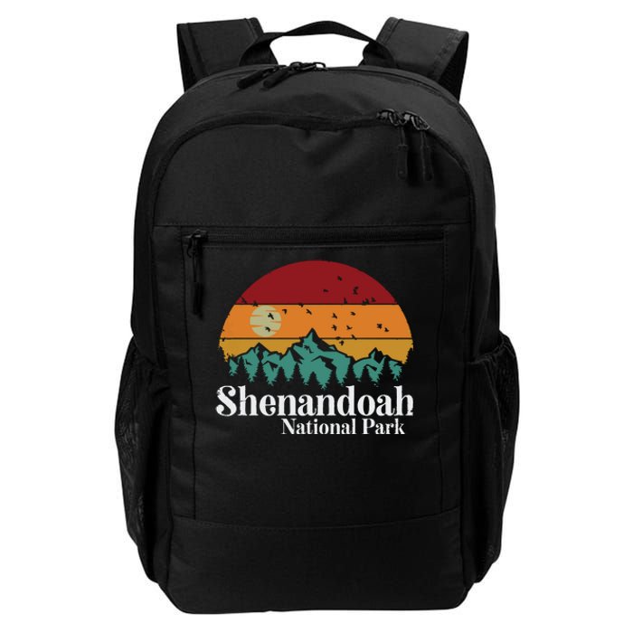 Shenandoah National Park Mountains Retro Style Vintage Gift Long Sleeve Daily Commute Backpack