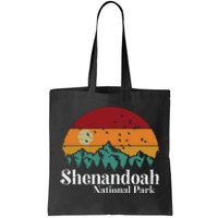 Shenandoah National Park Mountains Retro Style Vintage Gift Long Sleeve Tote Bag