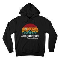 Shenandoah National Park Mountains Retro Style Vintage Gift Long Sleeve Tall Hoodie