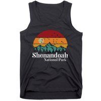 Shenandoah National Park Mountains Retro Style Vintage Gift Long Sleeve Tank Top