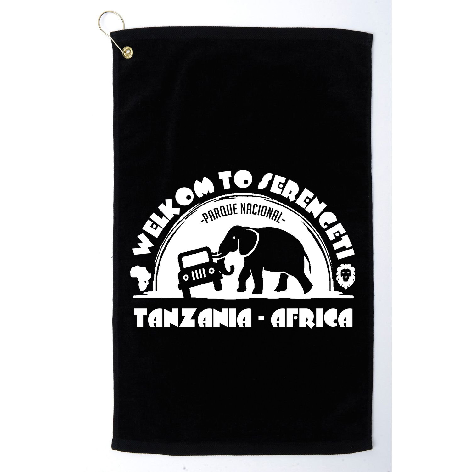 Serengeti National Park Tanzania Africa Golf Towel