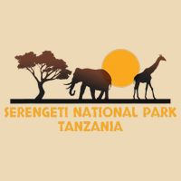 Serengeti National Park Tanzania Drawstring Bag