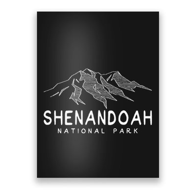 Shenandoah National Park Vintage Souvenirs Virginia Poster