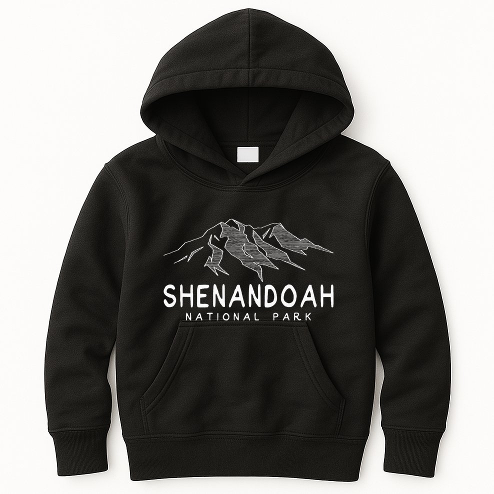 Shenandoah National Park Vintage Souvenirs Virginia Kids Hoodie
