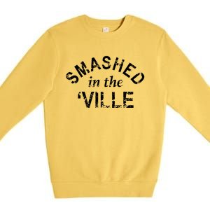 Smashville Nashville Proud Hockey Gift Premium Crewneck Sweatshirt