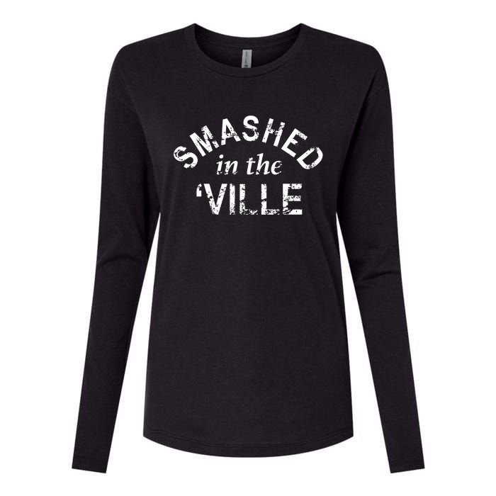 Smashville Nashville Proud Hockey Gift Womens Cotton Relaxed Long Sleeve T-Shirt