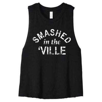 Smashville Nashville Proud Hockey Gift Women's Racerback Cropped Tank