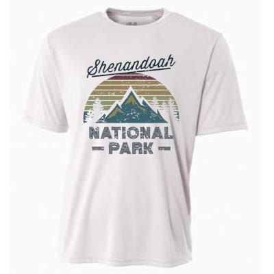 SHENANDOAH NATIONAL PARK Vintage Sunset Love Hiking Camping Cooling Performance Crew T-Shirt