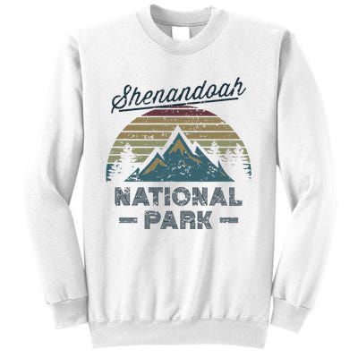 SHENANDOAH NATIONAL PARK Vintage Sunset Love Hiking Camping Sweatshirt