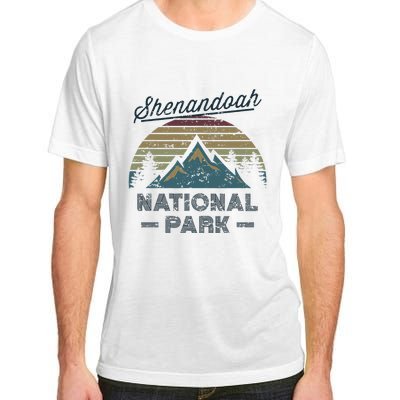 SHENANDOAH NATIONAL PARK Vintage Sunset Love Hiking Camping Adult ChromaSoft Performance T-Shirt