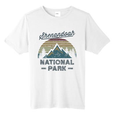 SHENANDOAH NATIONAL PARK Vintage Sunset Love Hiking Camping Tall Fusion ChromaSoft Performance T-Shirt