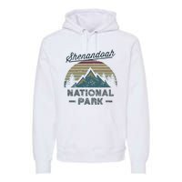 SHENANDOAH NATIONAL PARK Vintage Sunset Love Hiking Camping Premium Hoodie