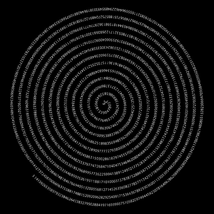 Spiral Numbers Pi Day Daily Commute Backpack