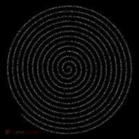 Spiral Numbers Pi Day Poster