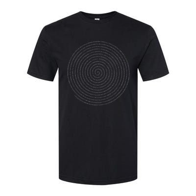 Spiral Numbers Pi Day Softstyle CVC T-Shirt