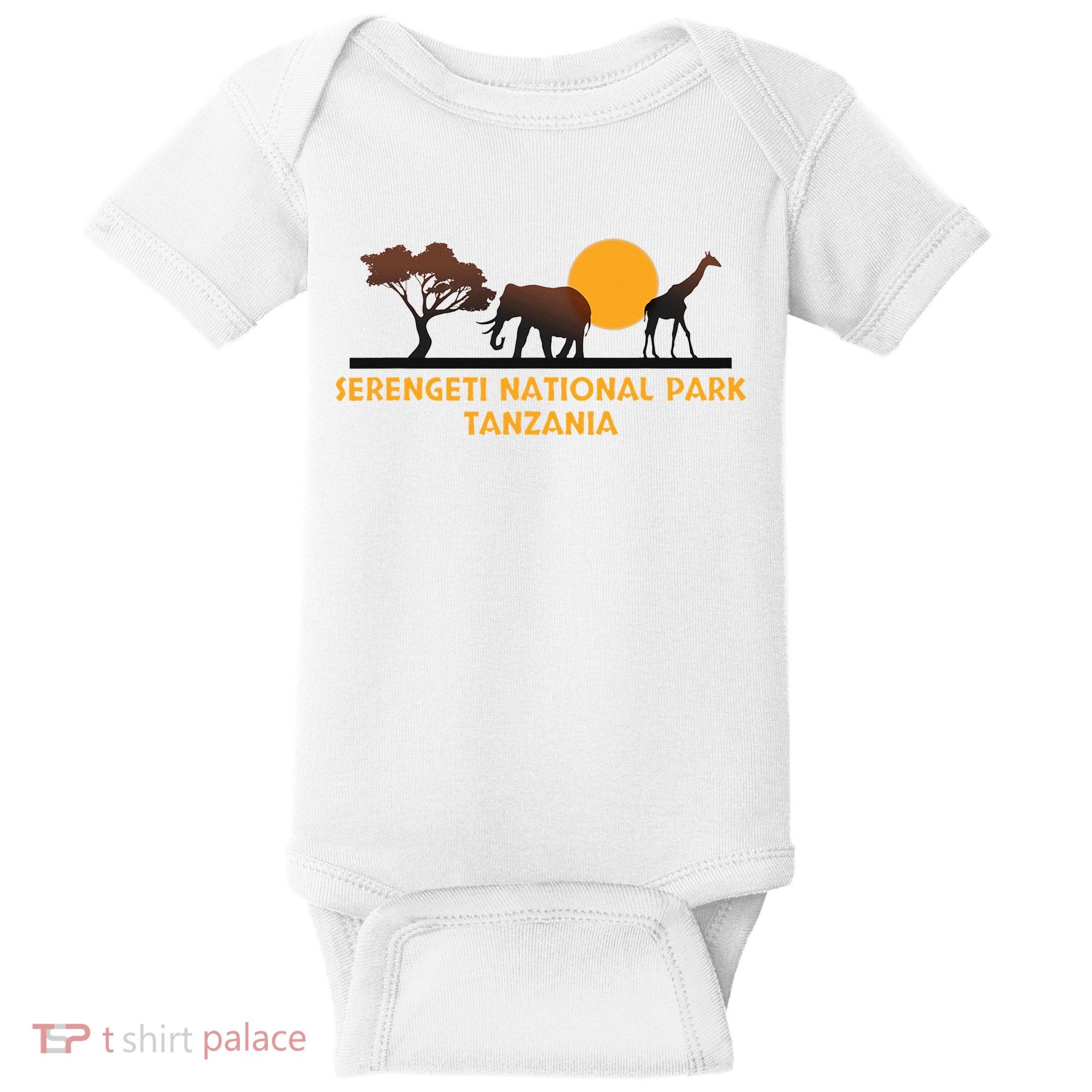 Serengeti National Park Tanzania Baby Bodysuit