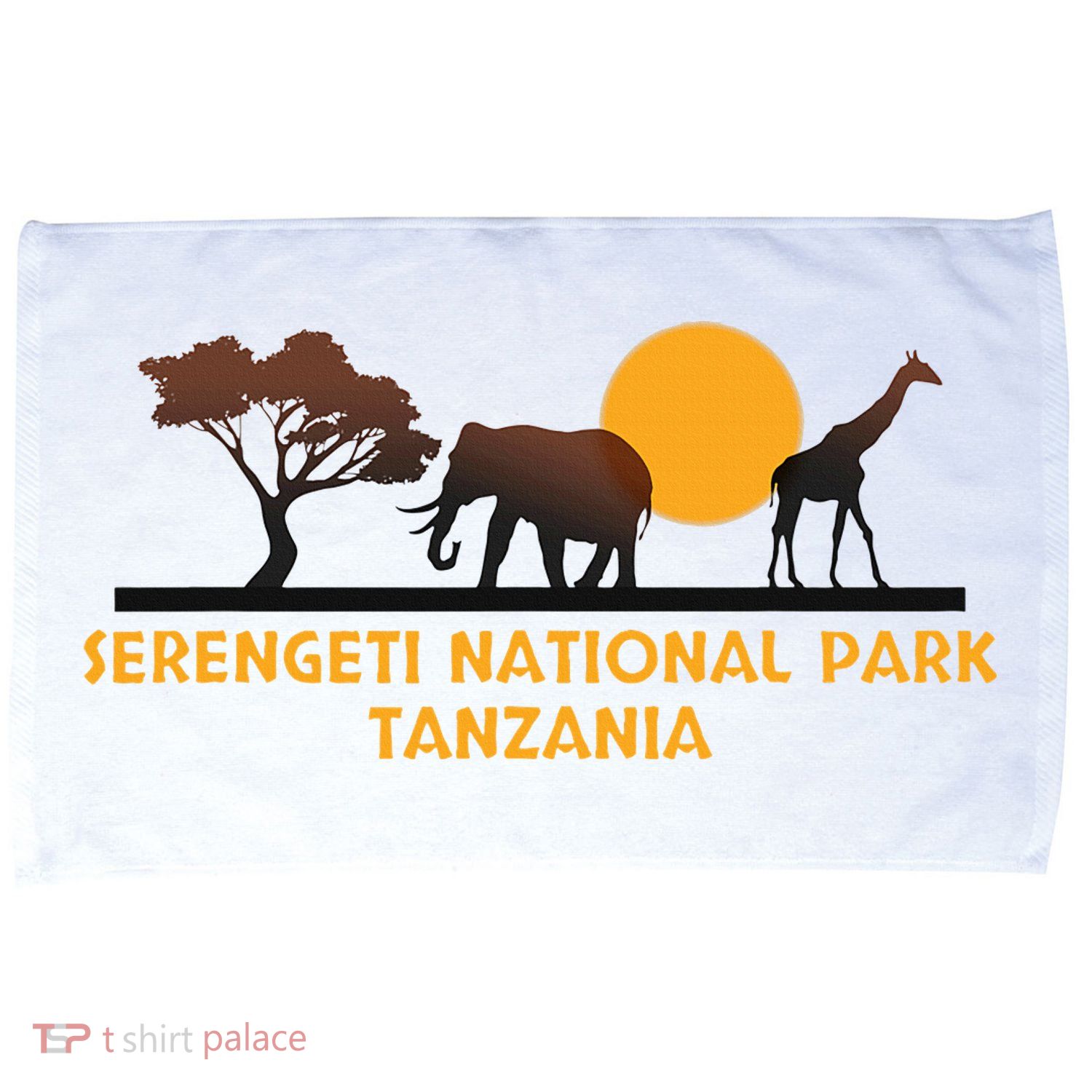 Serengeti National Park Tanzania Microfiber Hand Towel