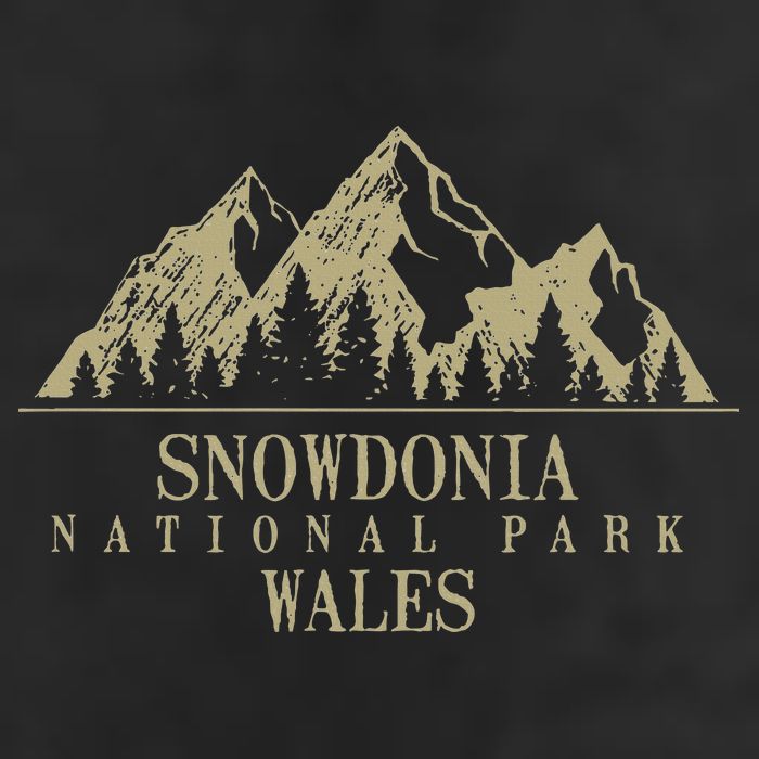 Snowdonia National Park Wales 7 Panel Mesh Trucker Snapback Hat