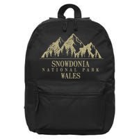 Snowdonia National Park Wales 16 in Basic Backpack