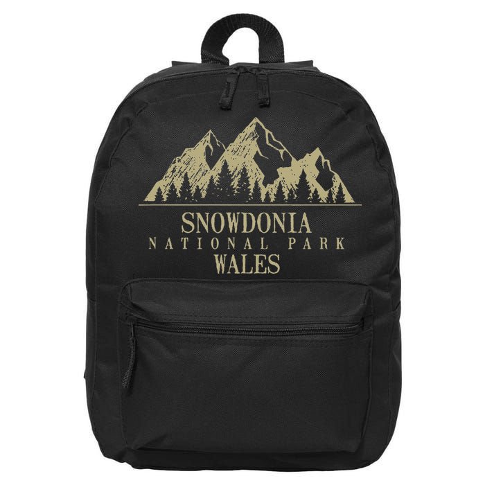 Snowdonia National Park Wales 16 in Basic Backpack