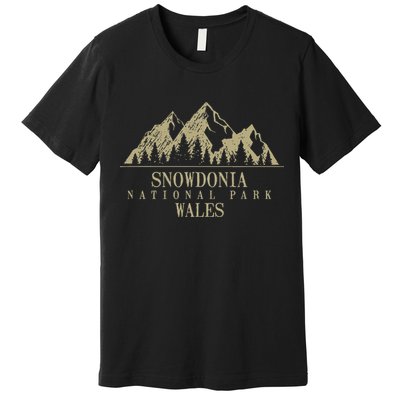 Snowdonia National Park Wales Premium T-Shirt