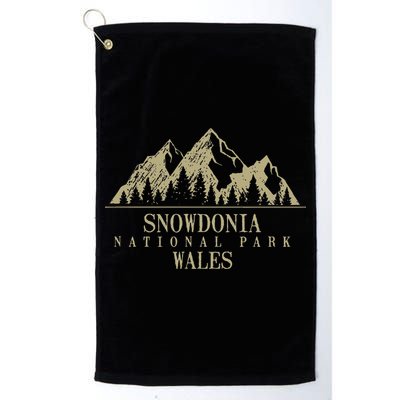 Snowdonia National Park Wales Golf Towel