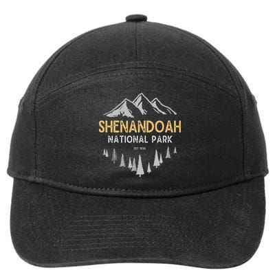 Shenandoah National Park Est 1935 Vintage Virginia 7-Panel Snapback Hat
