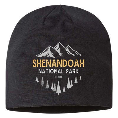 Shenandoah National Park Est 1935 Vintage Virginia Sustainable Beanie