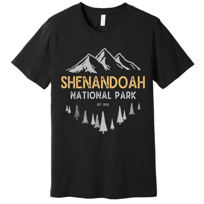 Shenandoah National Park Est 1935 Vintage Virginia Premium T-Shirt