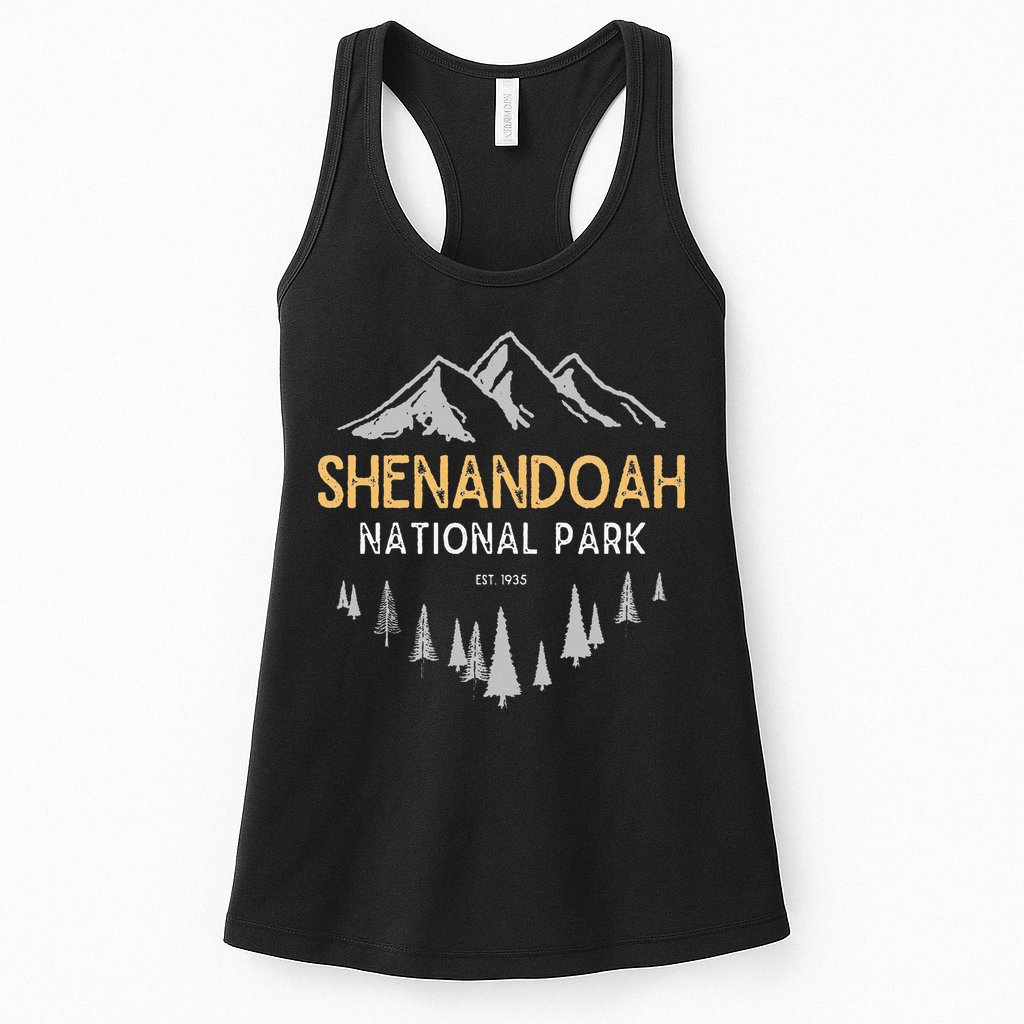 Shenandoah National Park Est 1935 Vintage Virginia Womens Tank Top