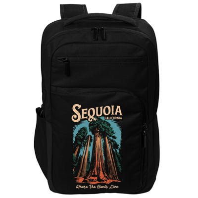 Sequoia National Park California Giant Tree Outdoors Impact Tech Backpack